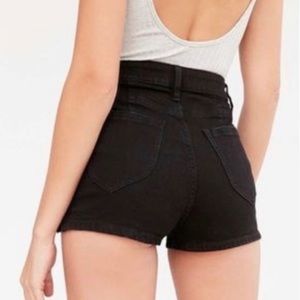 UO BDG High Waist Black Shorts